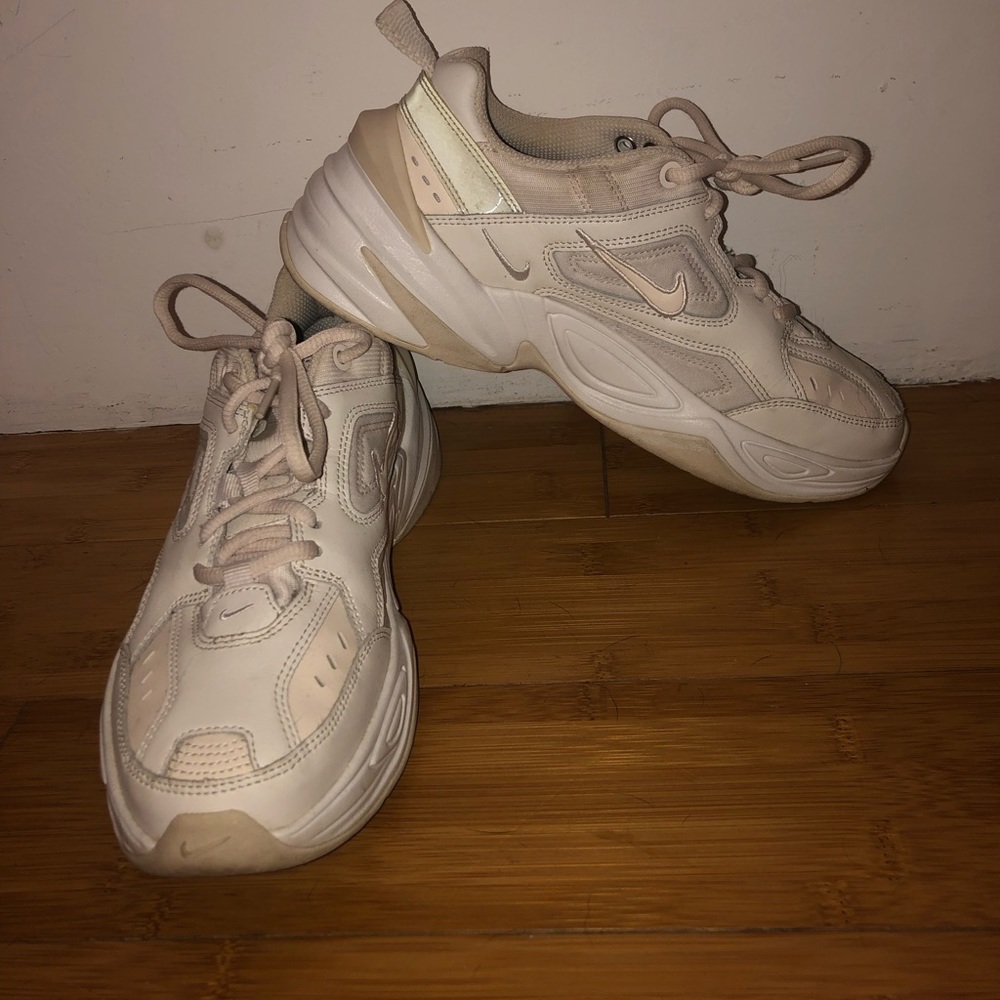 Rare M2K Nike Shoes- in cream ivory color (size 7)